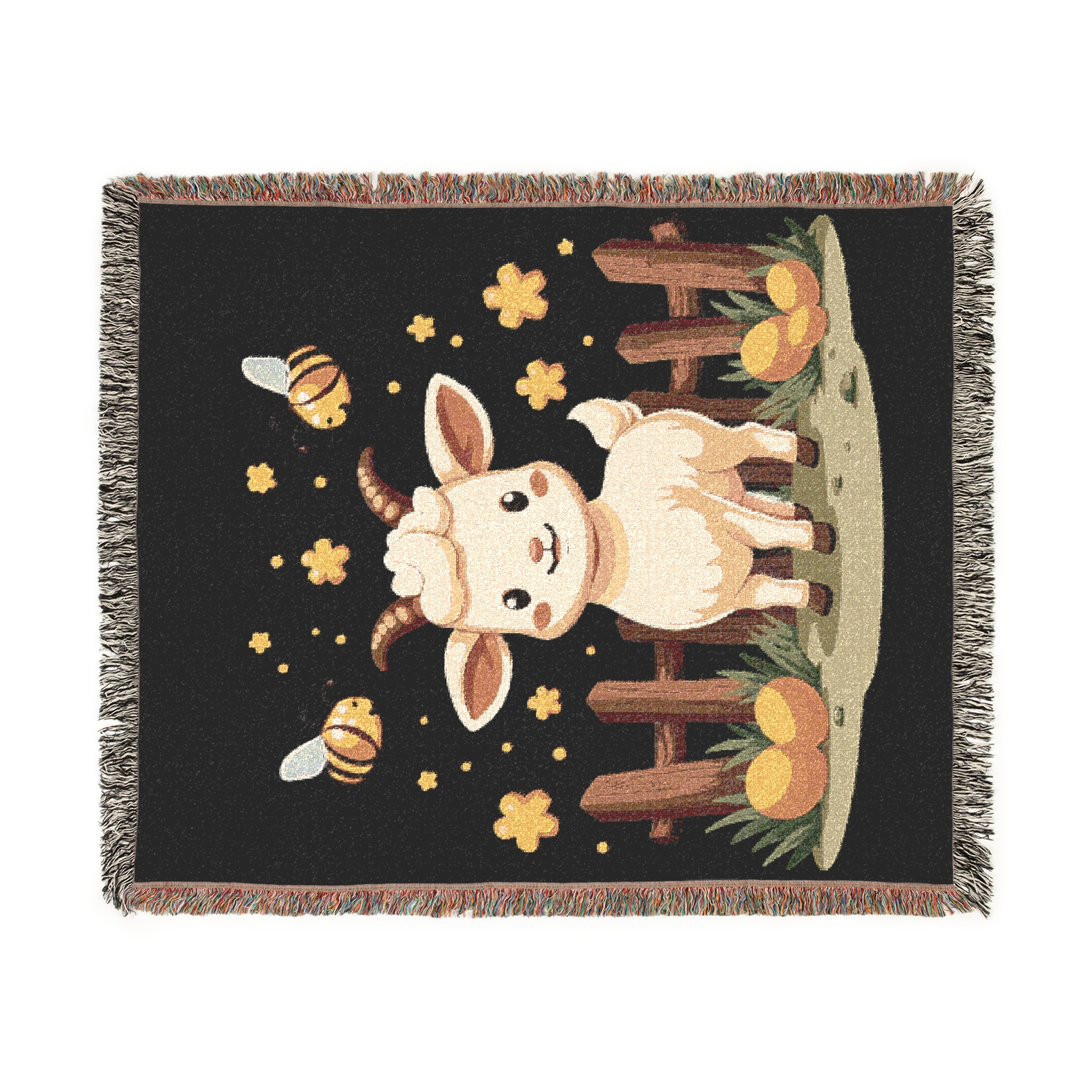 Copy of Cozy Goat Woven Blanket