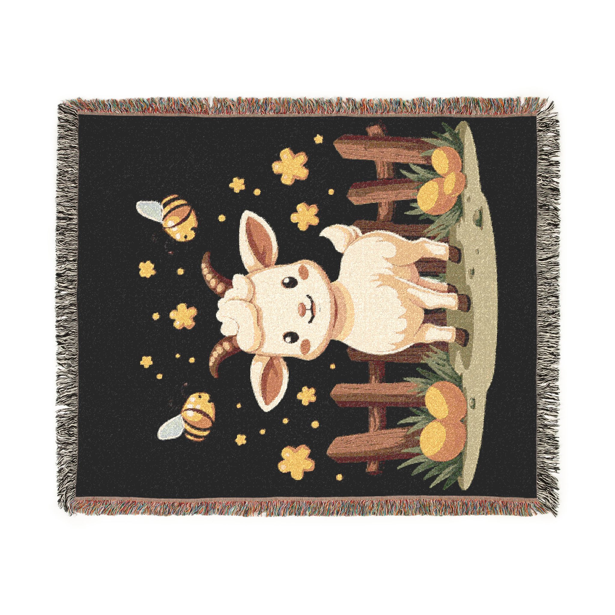 Copy of Cozy Goat Woven Blanket